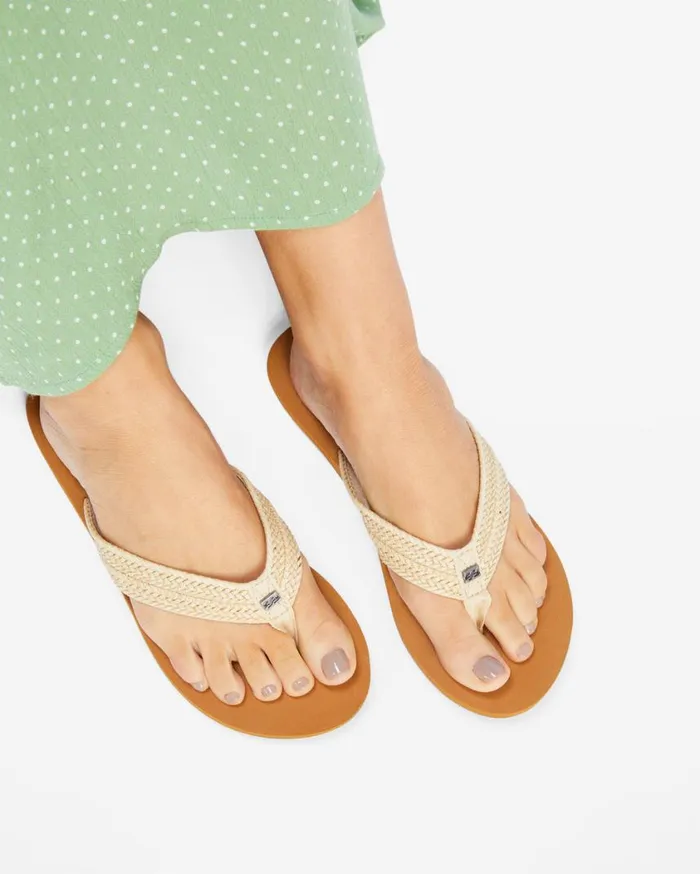Billabong Kai Braided Sandals White Cap Womens Shoes Billabong Kai Braided Sandals White Cap Womens Shoes