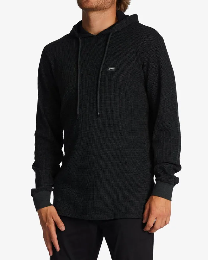 Billabong Keystone Pullover Thermal Hoodie Black Mens Hoodies and Fleece Billabong Keystone Pullover Thermal Hoodie Black Mens Hoodies and Fleece