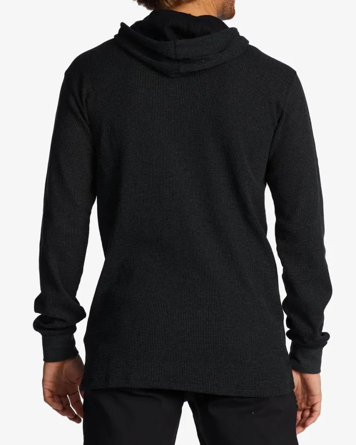 Billabong Keystone Pullover Thermal Hoodie Black Mens Hoodies and Fleece Billabong Keystone Pullover Thermal Hoodie Black Mens Hoodies and Fleece