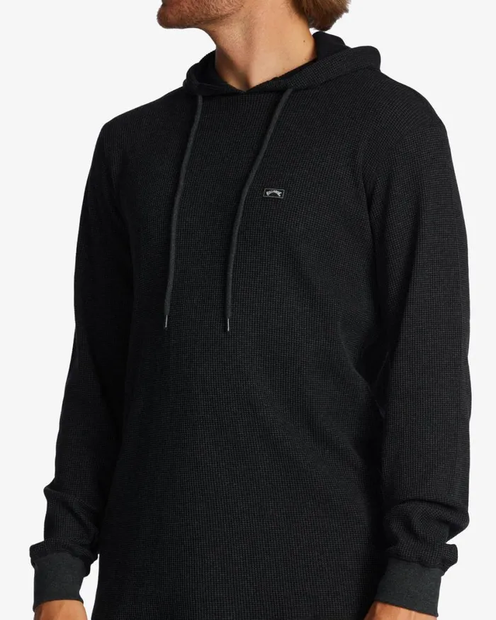 Billabong Keystone Pullover Thermal Hoodie Black Mens Hoodies and Fleece Billabong Keystone Pullover Thermal Hoodie Black Mens Hoodies and Fleece