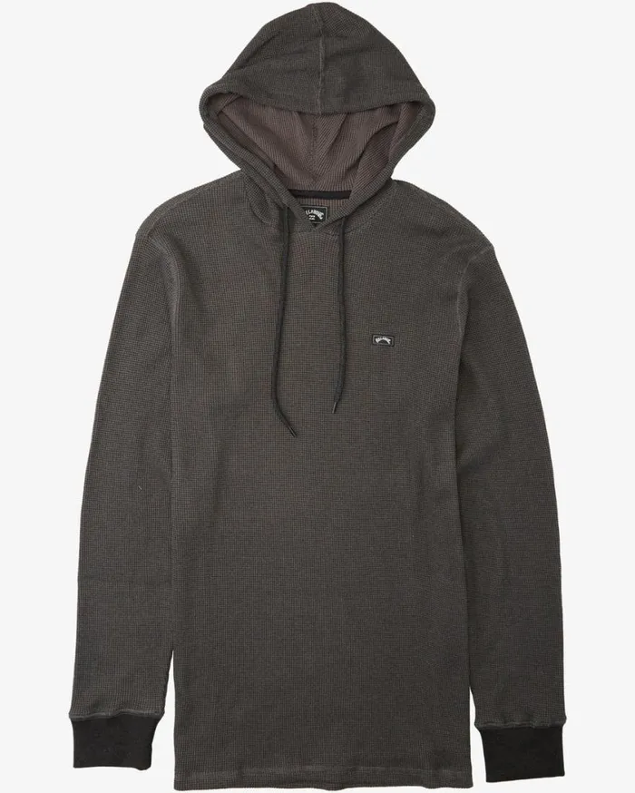 Billabong Keystone Pullover Thermal Hoodie Black Mens Hoodies and Fleece Billabong Keystone Pullover Thermal Hoodie Black Mens Hoodies and Fleece