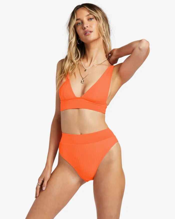 Billabong Lined Up Rise Bikini Bottoms Poppin Peach Womens Bikinis Billabong Lined Up Rise Bikini Bottoms Poppin Peach Womens Bikinis