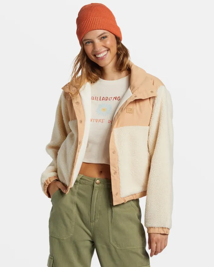 Billabong Lost Trails Jacket White Cap Womens Jackets