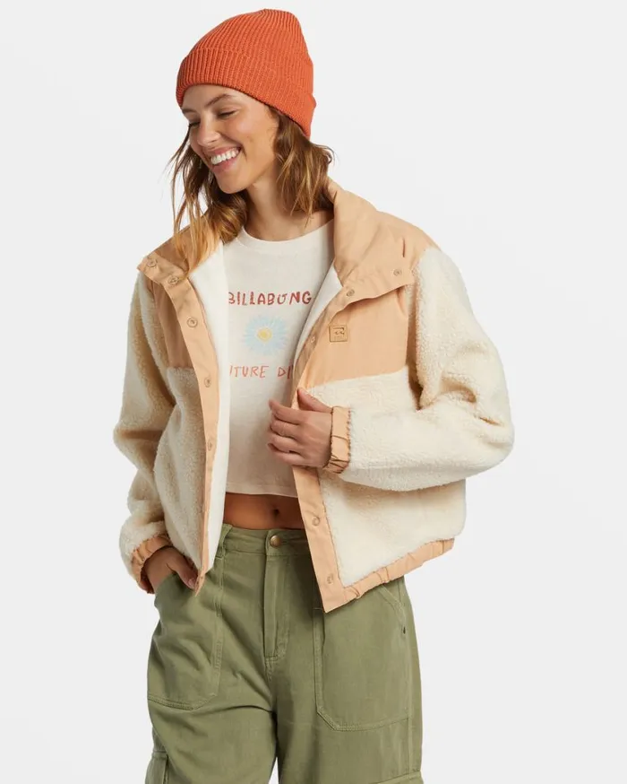 Billabong Lost Trails Jacket White Cap Womens Jackets Billabong Lost Trails Jacket White Cap Womens Jackets
