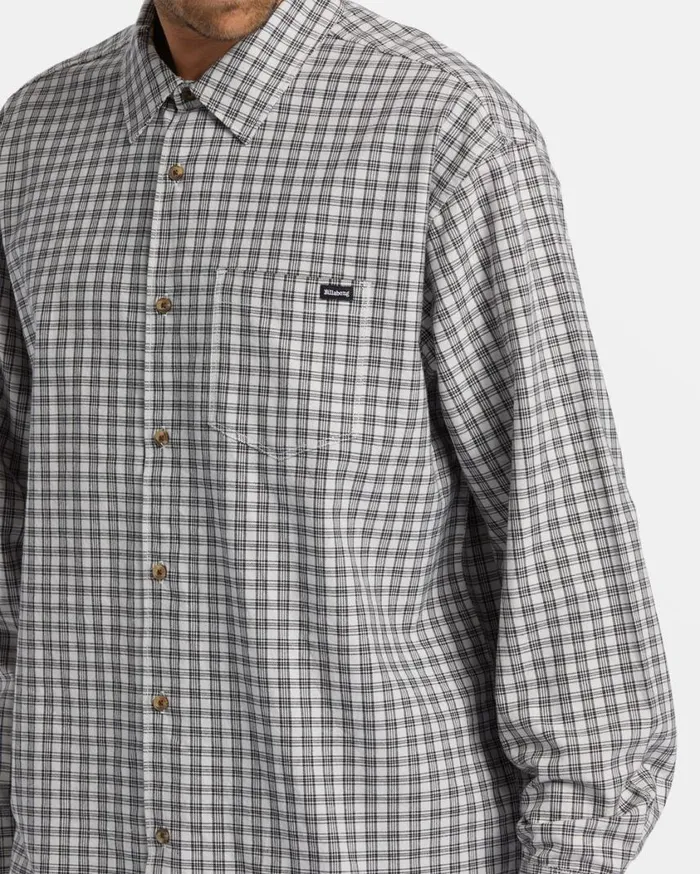 Billabong Mogul Long Sleeve Shirt Off White Mens Shirts Billabong Mogul Long Sleeve Shirt Off White Mens Shirts