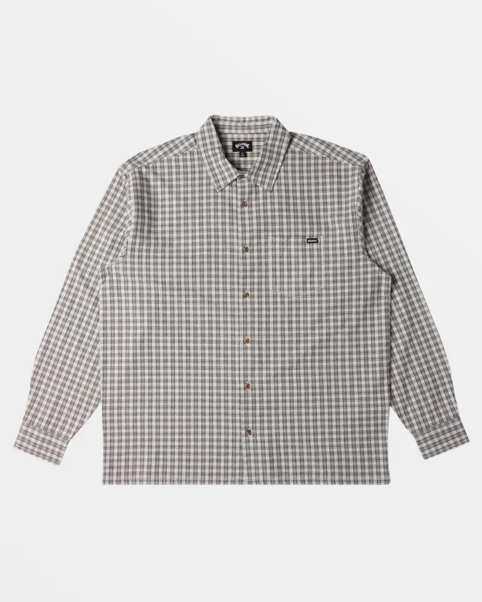 Billabong Mogul Long Sleeve Shirt Off White Mens Shirts Billabong Mogul Long Sleeve Shirt Off White Mens Shirts
