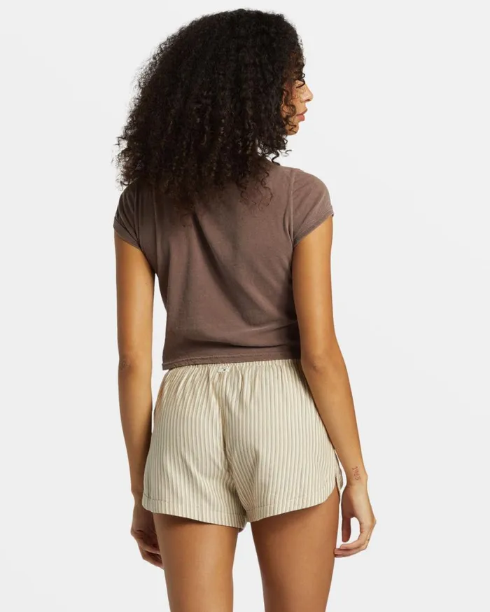 Billabong Road Trippin Elastic Waist Shorts Cobblestone Womens Shorts Billabong Road Trippin Elastic Waist Shorts Cobblestone Womens Shorts