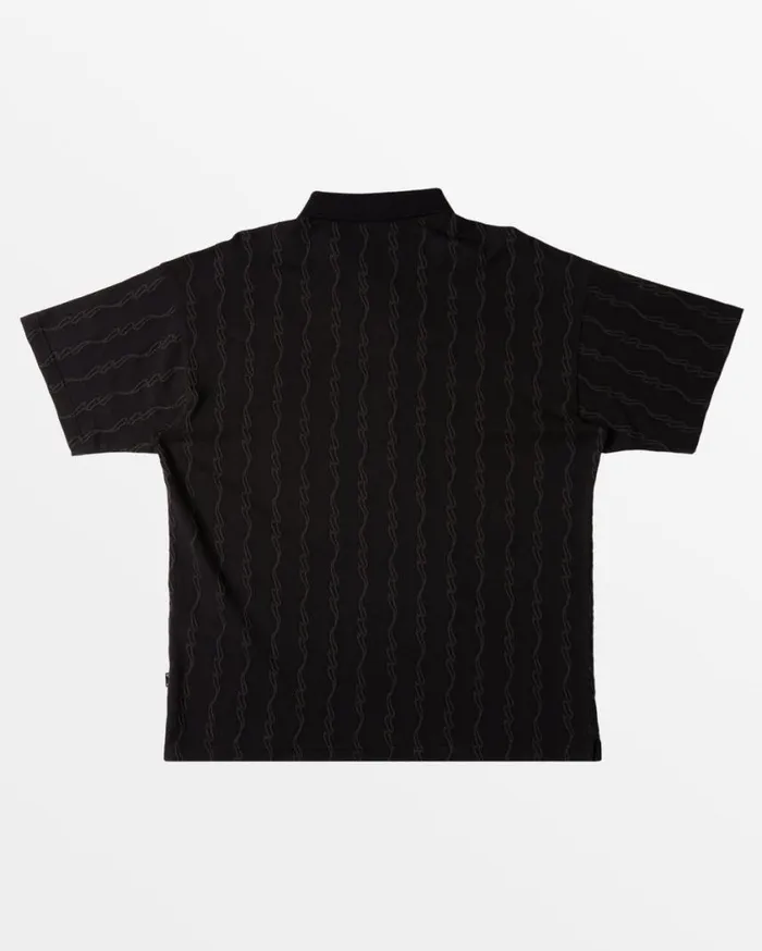 Billabong Shibuya Polo TShirt Black Mens TShirts Billabong Shibuya Polo TShirt Black Mens TShirts