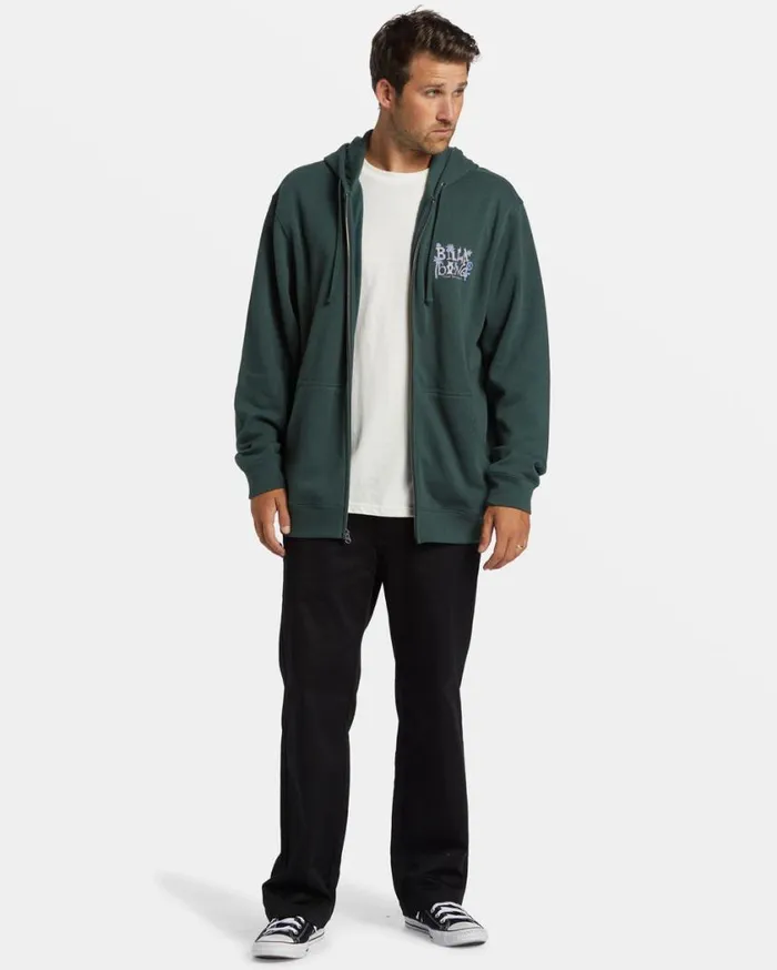 Billabong Short Sands ZipUp Hoodie Forest Green Mens Hoodies and Fleece Billabong Short Sands ZipUp Hoodie Forest Green Mens Hoodies and Fleece