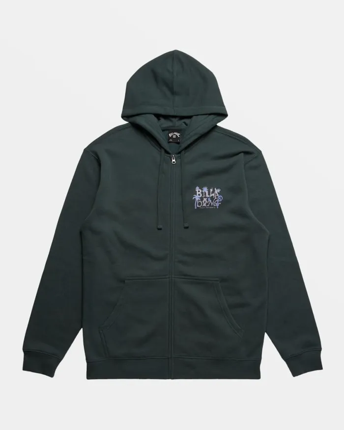 Billabong Short Sands ZipUp Hoodie Forest Green Mens Hoodies and Fleece Billabong Short Sands ZipUp Hoodie Forest Green Mens Hoodies and Fleece