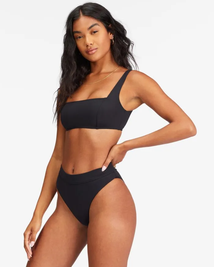 Billabong Sol Searcher Seamed Tank Bralette Bikini Top Black Pebble Womens Bikini Tops Billabong Sol Searcher Seamed Tank Bralette Bikini Top Black Pebble Womens Bikini Tops