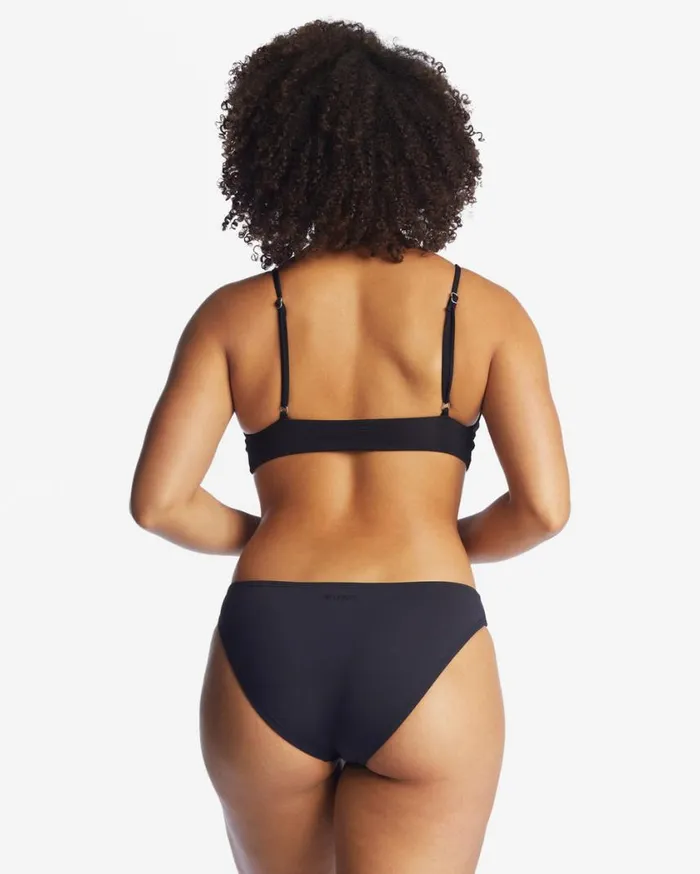 Billabong Sol Searcher VNeck Cami Bikini Top Black Pebble Womens Bikinis