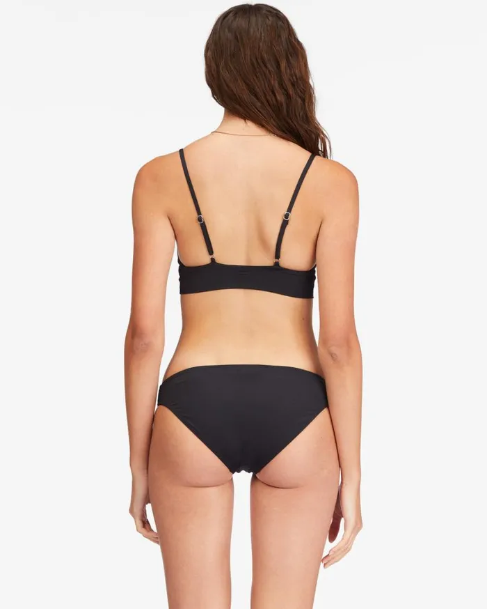 Billabong Sol Searcher VNeck Cami Bikini Top Black Pebble Womens Bikinis