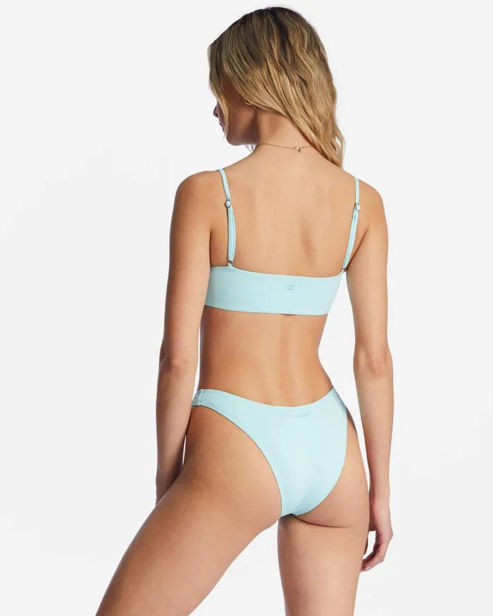 Billabong Sol Searcher Zoe Crop Bikini Top Pure Aqua Womens Bikini Tops