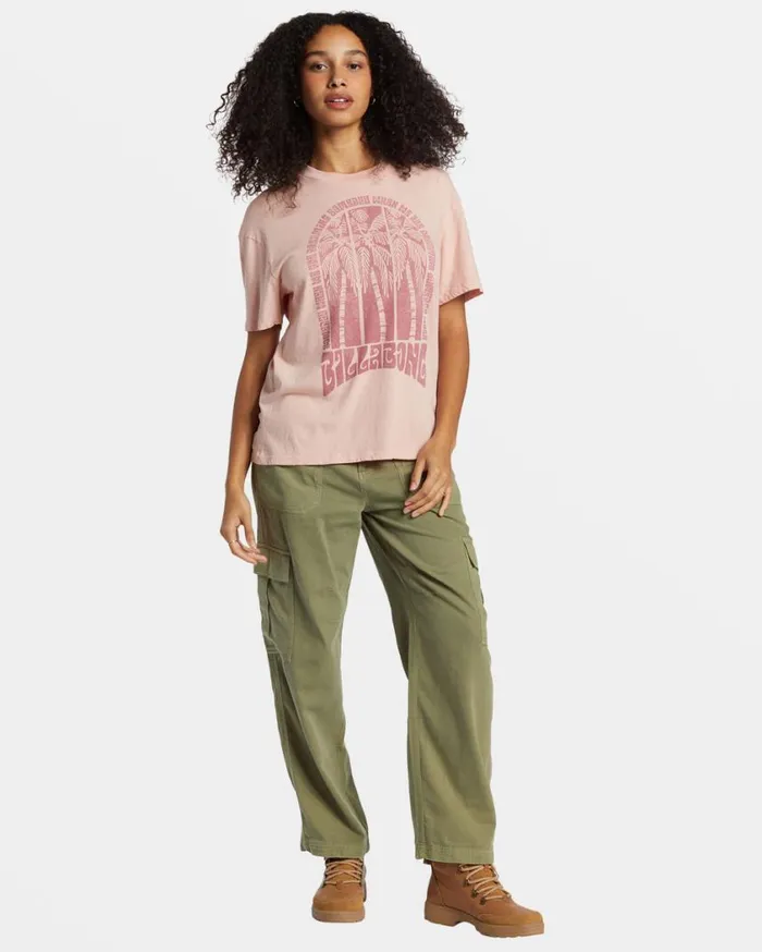 Billabong Someday Dreams TShirt Dusty Peach Womens Graphic Tees and Tanks Billabong Someday Dreams TShirt Dusty Peach Womens Graphic Tees and Tanks