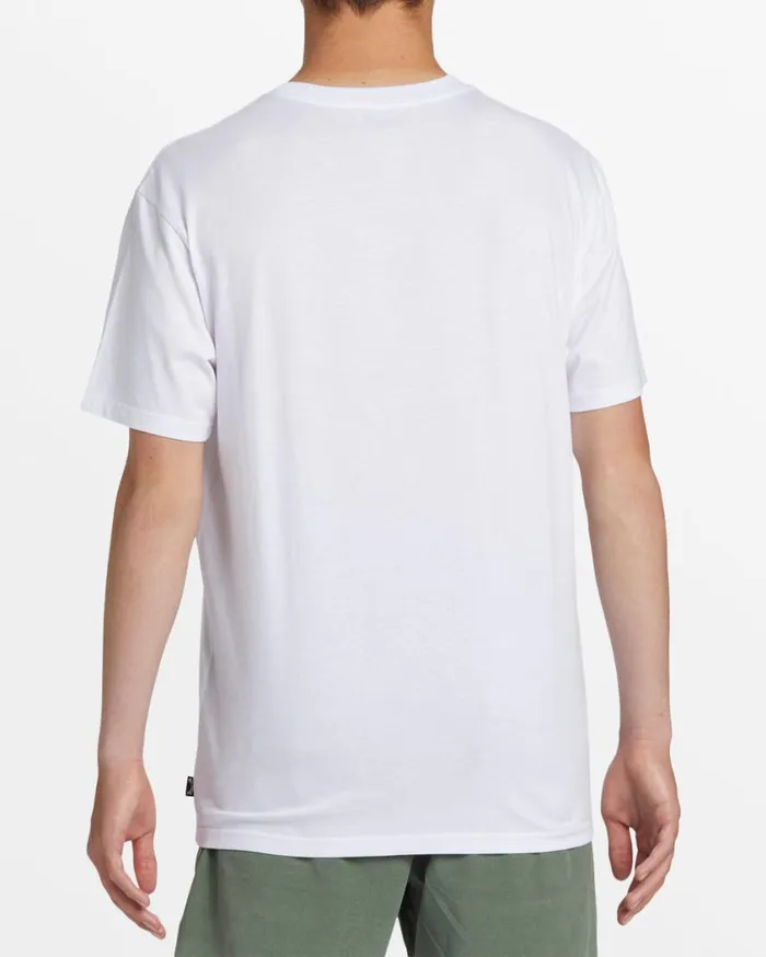 Billabong Stacked Arch TShirt White Mens TShirts Billabong Stacked Arch TShirt White Mens TShirts