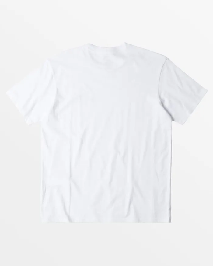 Billabong Stacked Arch TShirt White Mens TShirts Billabong Stacked Arch TShirt White Mens TShirts