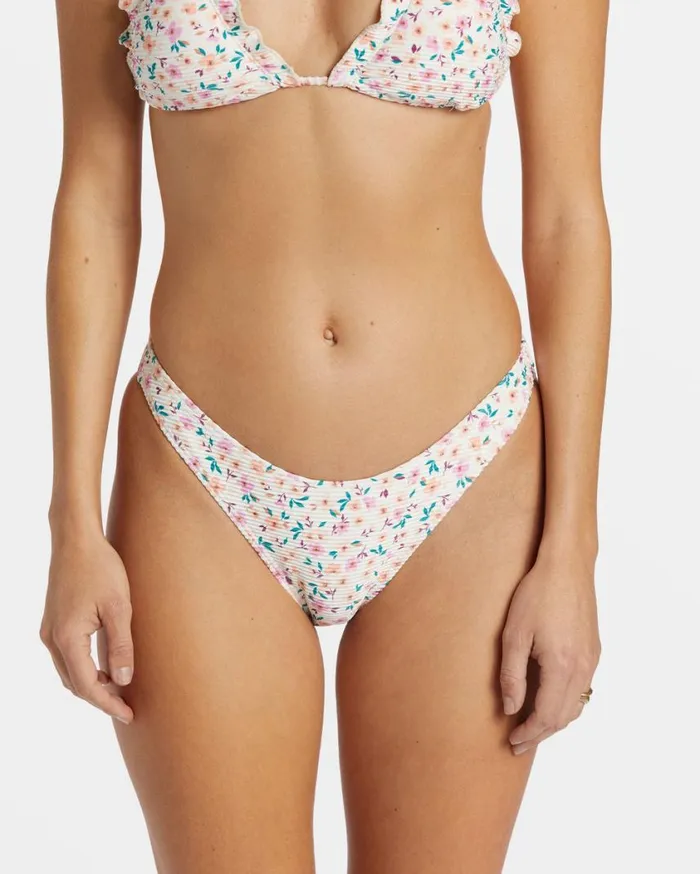 Billabong Stuck On You Tanlines Hike Bikini Bottom Multi Womens Bikini Bottoms