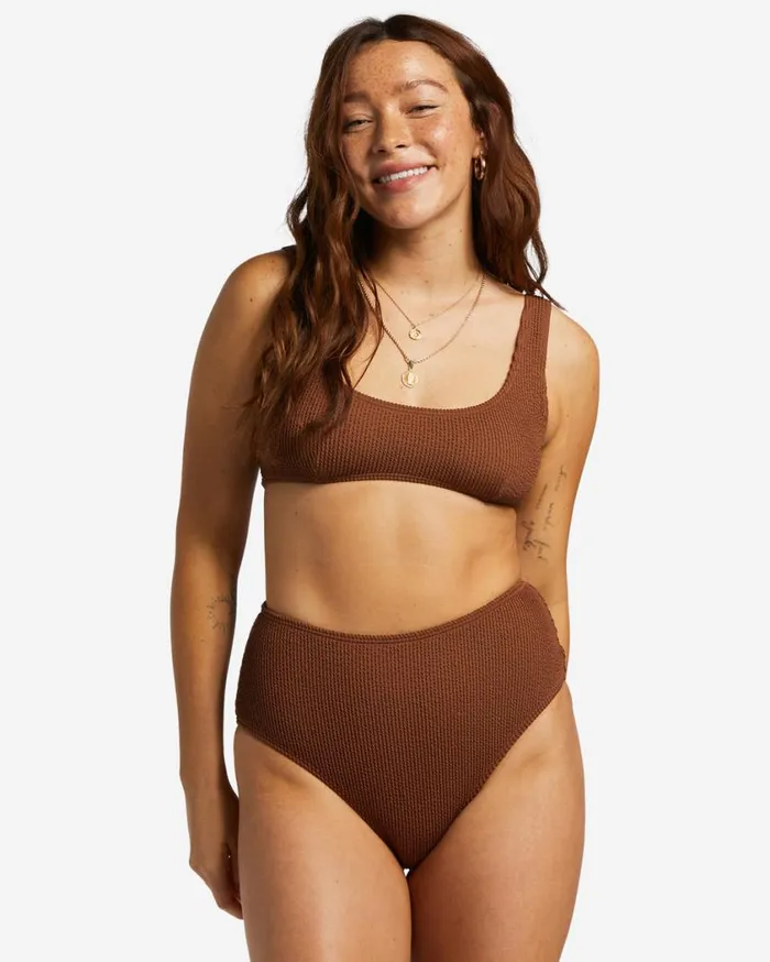 Billabong Summer High Bralette Bikini Top Toasted Coconut Womens Bikini Tops Billabong Summer High Bralette Bikini Top Toasted Coconut Womens Bikini Tops