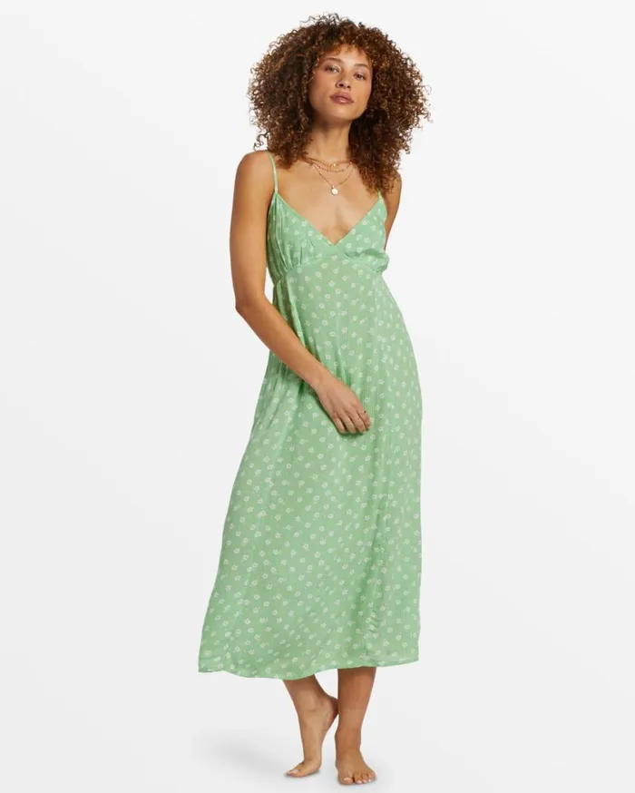 Billabong Summer Shine Midi Dress Bright Meadow Womens Dresses