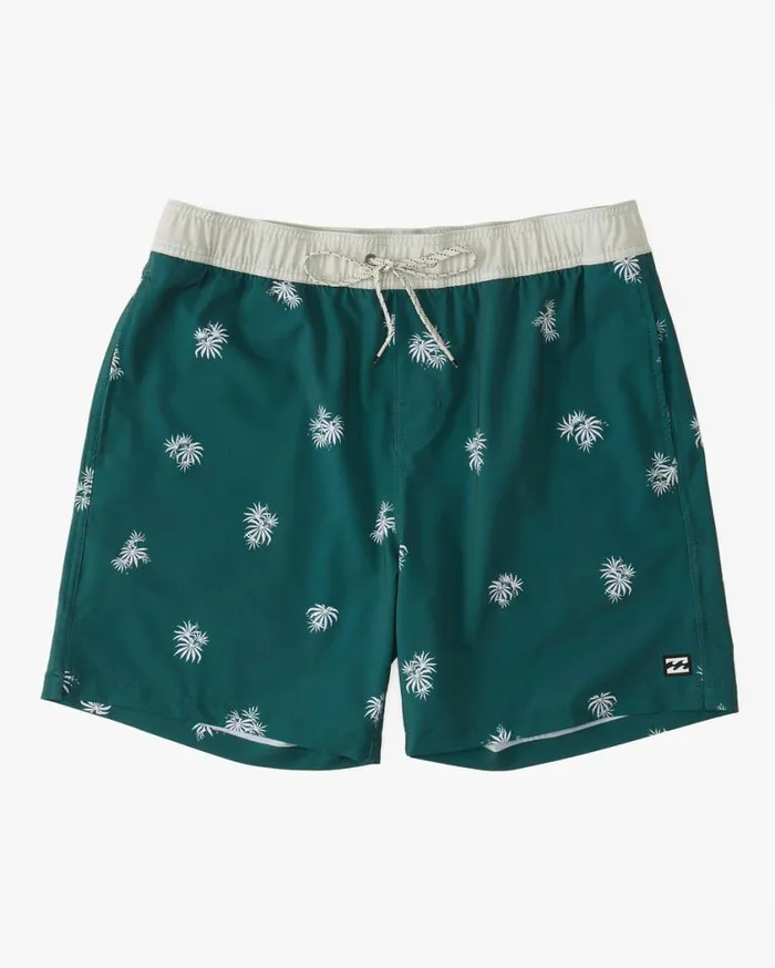 Billabong Sundays Layback 17034 Boardshorts Forest Mens Short Length 16034 8211 175034