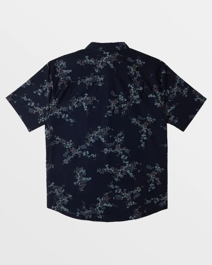Billabong Sundays Mini Short Sleeve Shirt Dark Navy Mens Shirts Billabong Sundays Mini Short Sleeve Shirt Dark Navy Mens Shirts
