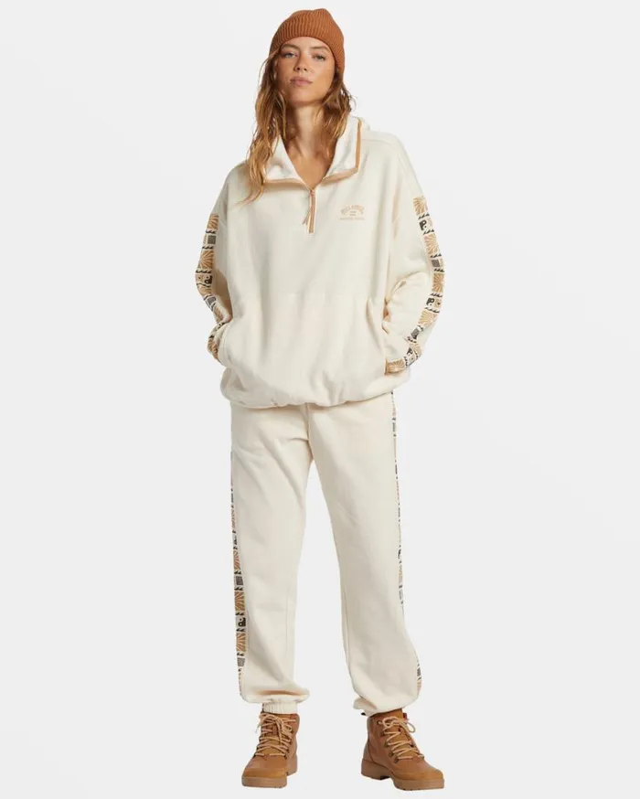 Billabong Surf Adventure HalfZip Hoodie White Cap Womens Sweatshirts and Fleece Billabong Surf Adventure HalfZip Hoodie White Cap Womens Sweatshirts and Fleece