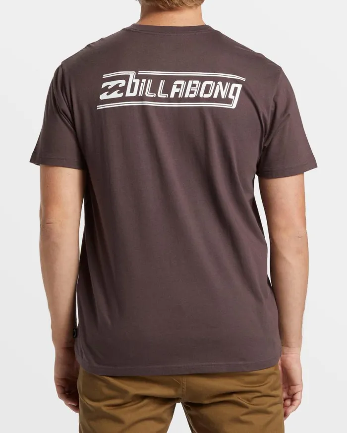 Billabong Walled Pocket TShirt Plum Mens TShirts