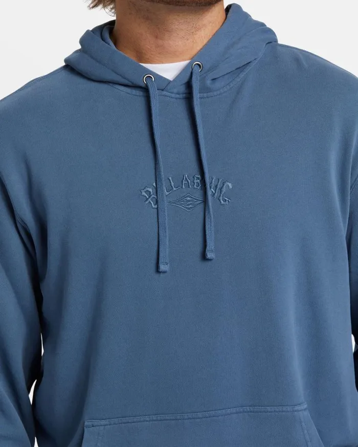 Billabong Wave Washed Hoodie Slate Blue Mens Hoodies and Fleece Billabong Wave Washed Hoodie Slate Blue Mens Hoodies and Fleece