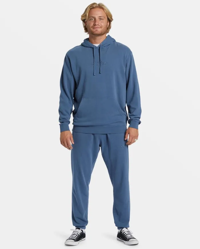 Billabong Wave Washed Hoodie Slate Blue Mens Hoodies and Fleece Billabong Wave Washed Hoodie Slate Blue Mens Hoodies and Fleece