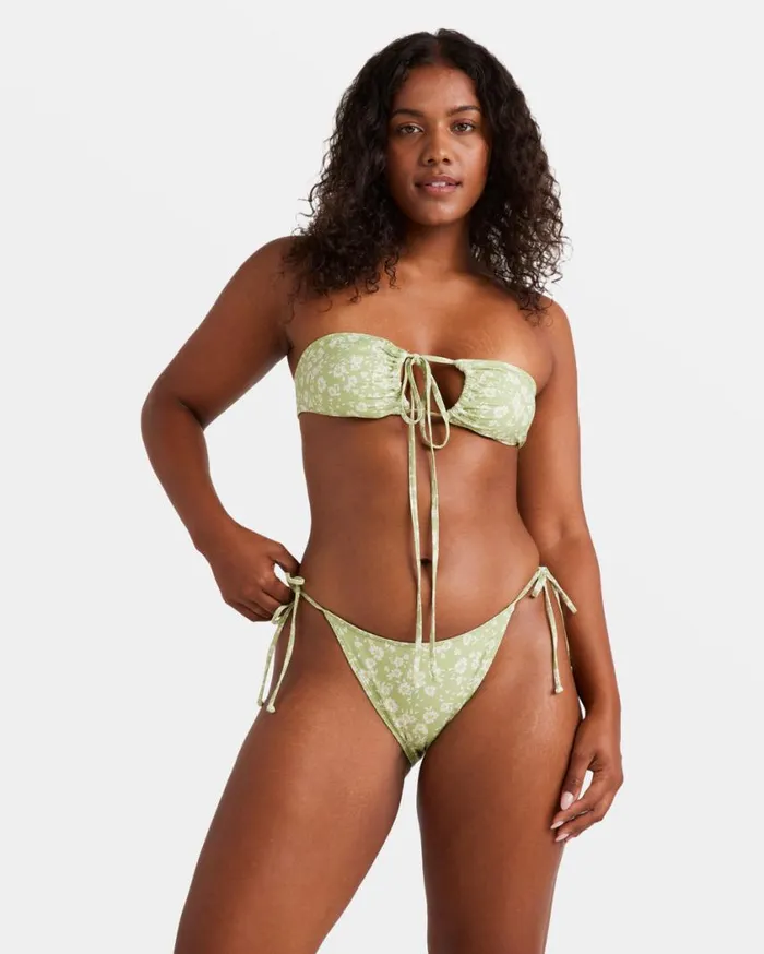Billabong Wild West Ditsy Hike SideTie Bikini Bottoms Willow Womens Bikini Bottoms Billabong Wild West Ditsy Hike SideTie Bikini Bottoms Willow Womens Bikini Bottoms