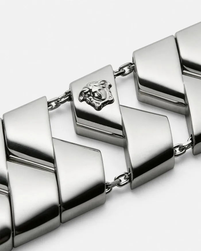 Bind Choker Silver Women Versace Necklaces