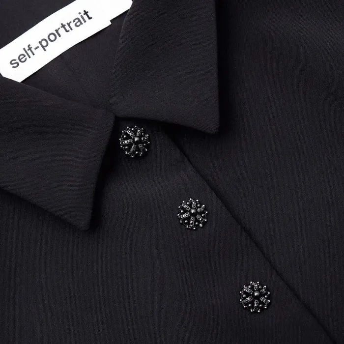 Black Tailored Jumpsuit Women Self Portrait Dresses Black Tailored Jumpsuit Women Self Portrait Dresses