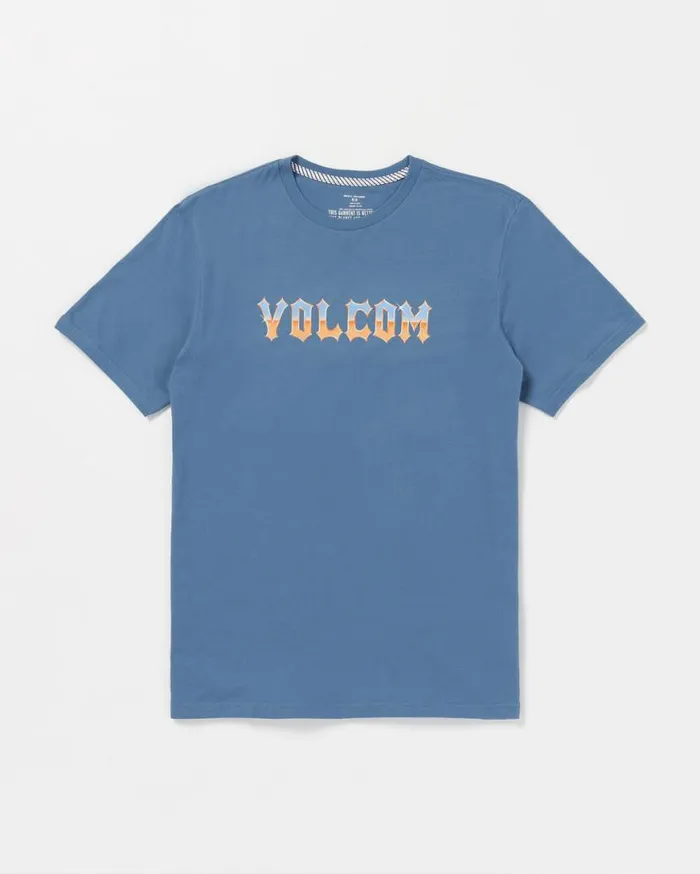 Blade Made Short Sleeve Tee 8211 Blueberry Mens Volcom Tops and Tees