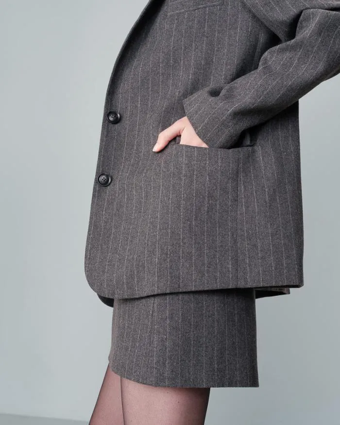 BLAZER ANTHRACITE NIKITA Shop Grace and Mila Blazers