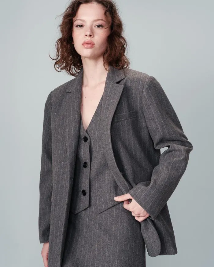 BLAZER ANTHRACITE NIKITA Shop Grace and Mila Blazers