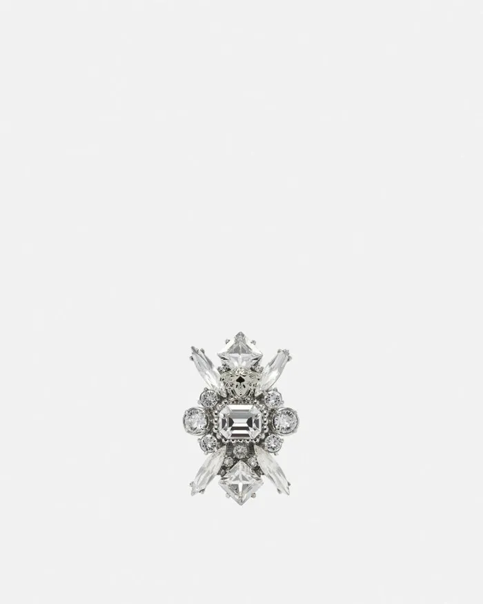 Bloom Ring Silver Women Versace Rings