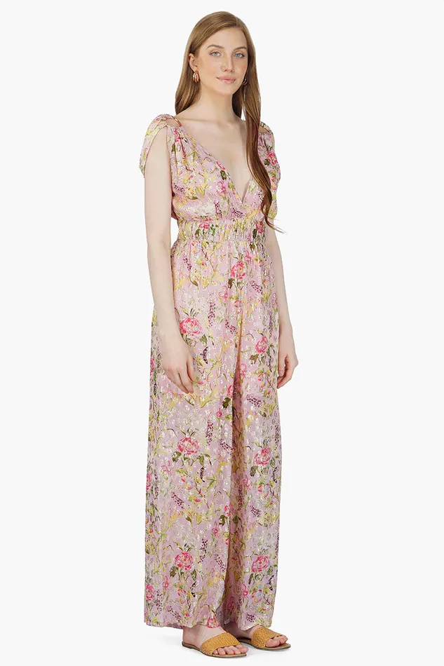 Blooming Dale Lurex Jumpsuit Women Jumpsuits America and Beyond