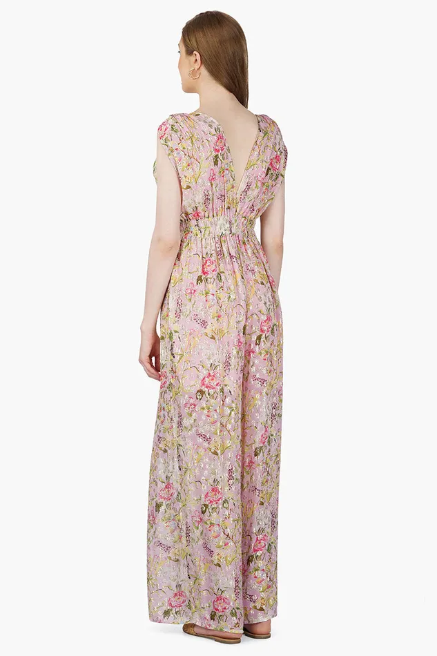 Blooming Dale Lurex Jumpsuit Women Jumpsuits America and Beyond