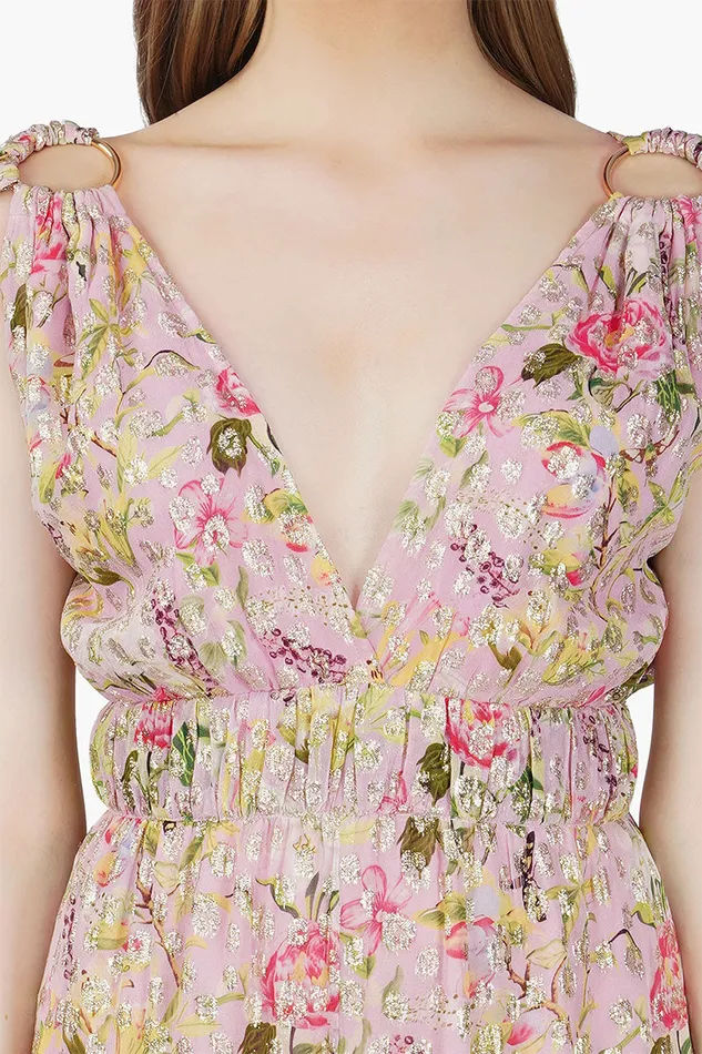 Blooming Dale Lurex Jumpsuit Women Jumpsuits America and Beyond