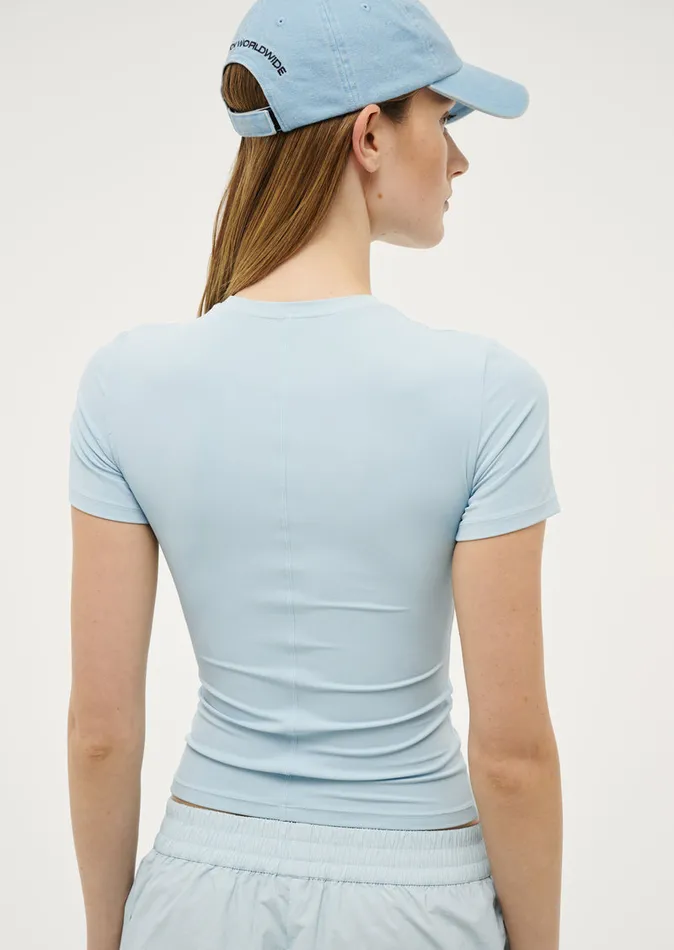 Bodyluxe PE Nation Women FOUNDATION SHORT SLEEVE TEE IN SKY BLUE
