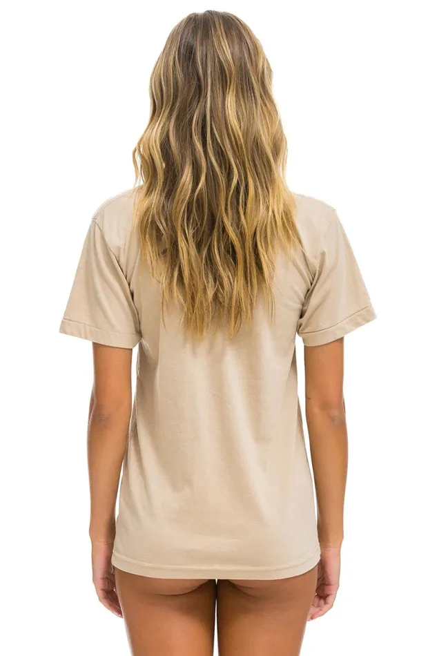 Bolt Tee 8211 Sand Mocha WomenMen Aviator Nation Tees