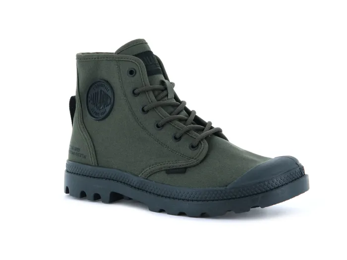 Boots Kids PALLADIUM PAMPA HI HTG SUPPLY Olive Night