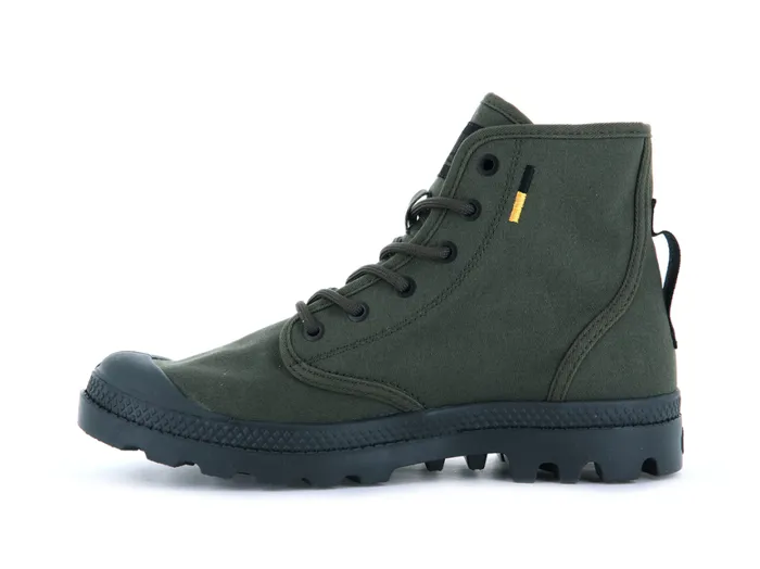 Boots Kids PALLADIUM PAMPA HI HTG SUPPLY Olive Night