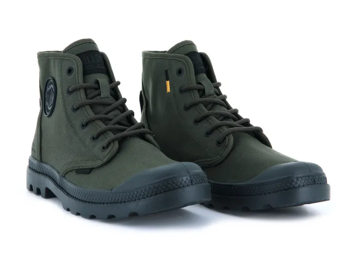 Boots Kids PALLADIUM PAMPA HI HTG SUPPLY Olive Night