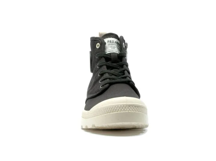 Boots Kids PALLADIUM PAMPA HI ZIP ORGANIC Black Boots Kids PALLADIUM PAMPA HI ZIP ORGANIC Black
