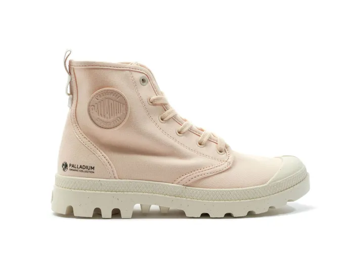 Boots Kids PALLADIUM PAMPA HI ZIP ORGANIC Peaskin