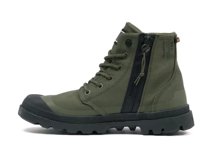 Boots Kids PALLADIUM PAMPA RCYL LTWPZIP Olive Night