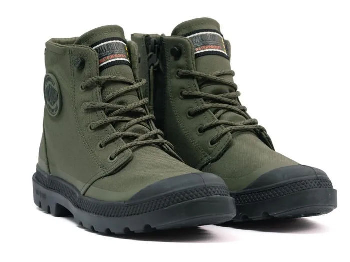 Boots Kids PALLADIUM PAMPA RCYL LTWPZIP Olive Night