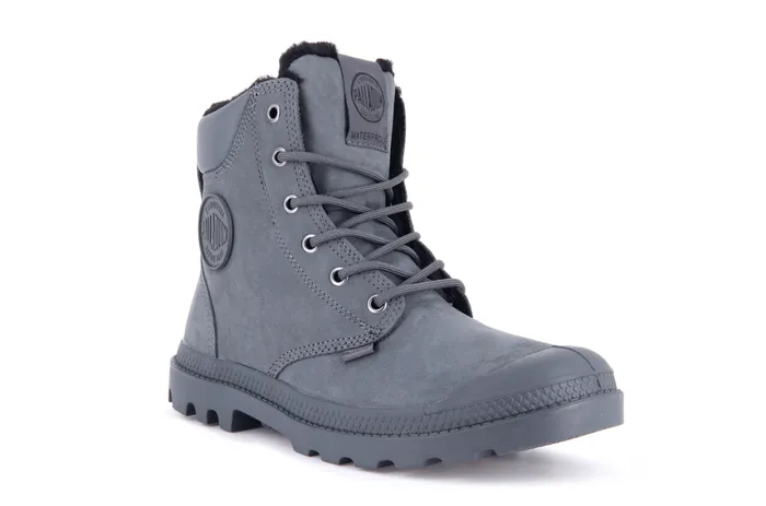 Boots Kids PALLADIUM PAMPA SPORT CUFF WPS Dark Shadow Boots Kids PALLADIUM PAMPA SPORT CUFF WPS Dark Shadow